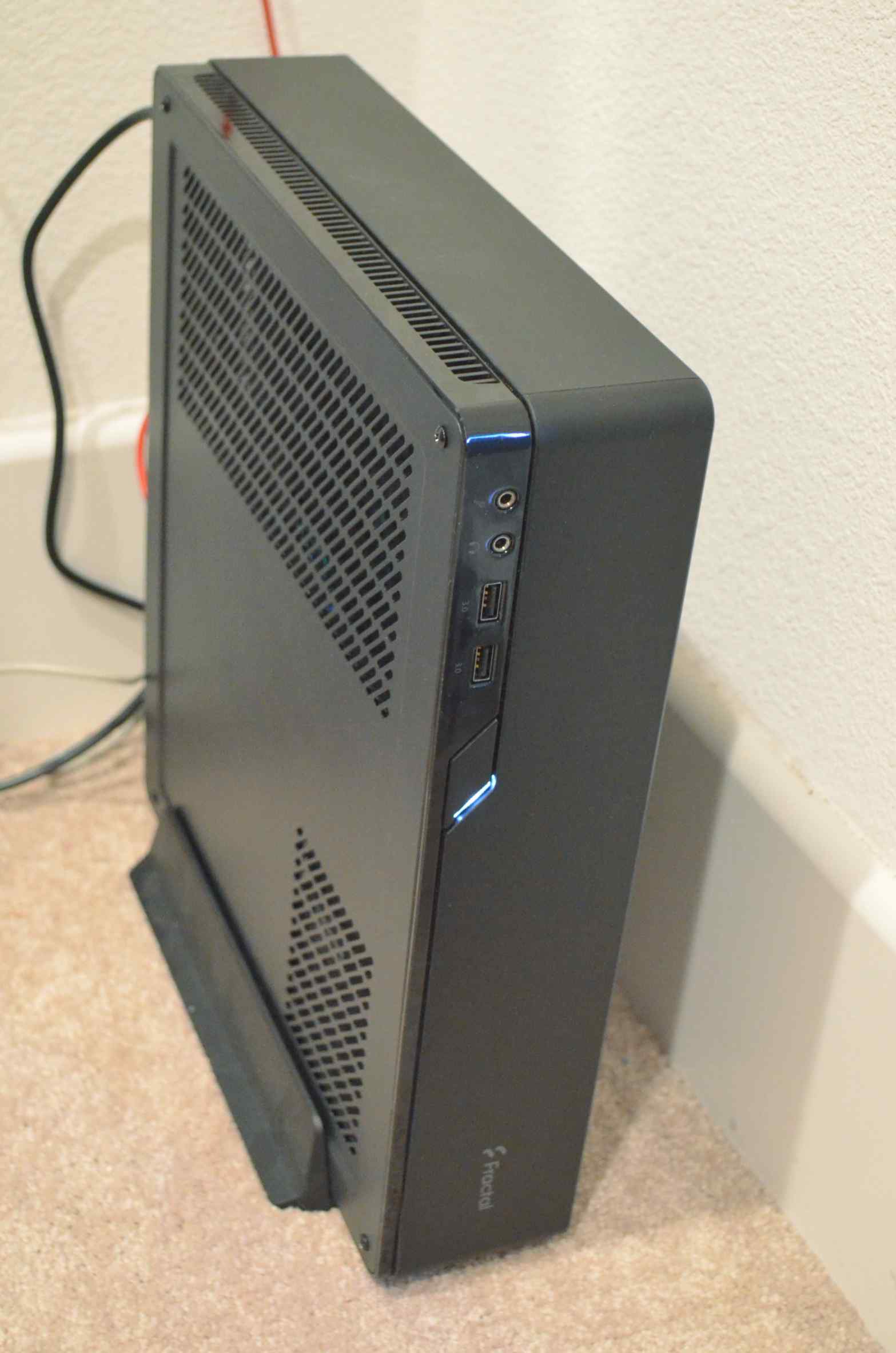 The board back in the case
