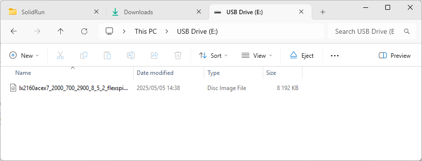 Format USB drive